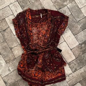 Free People 2 Piece Set Size small Bohemian, Beach, Festival Ready